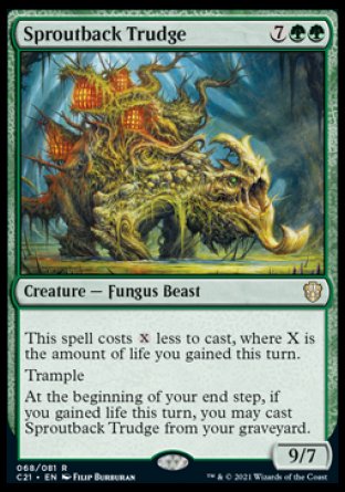 (068) Magic The Gathering Commander: Strixhaven Single: Sproutback Trudge  Rare