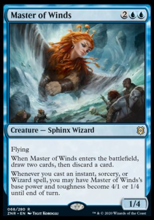 (068) Magic The Gathering Zendikar Rising: Promos Single: Master of Winds (V.1) Holo Rare