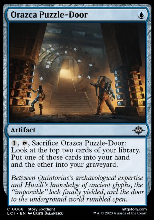 (068) Magic The Gathering The Lost Caverns of Ixalan Single: Orazca Puzzle-Door Holo Common