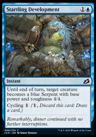 (068/274) Magic The Gathering Ikoria: Lair of Behemoths Single: Startling Development Holo Common