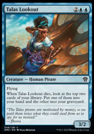 (068) Magic The Gathering Dominaria United Single: Talas Lookout  Common