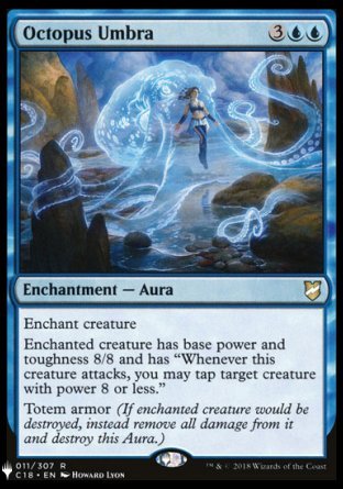 (011) Magic The Gathering The List Single: Octopus Umbra  Rare