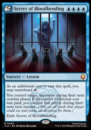 (069) Magic The Gathering Magic: The Gathering | Avatar: The Last Airbender: Promos Single: Secret of Bloodbending  Mythic