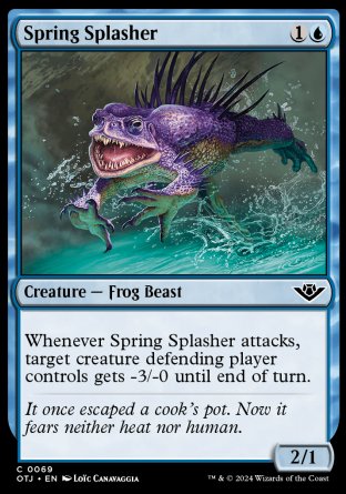 (069) Magic The Gathering Outlaws of Thunder Junction Single: Spring Splasher  Common