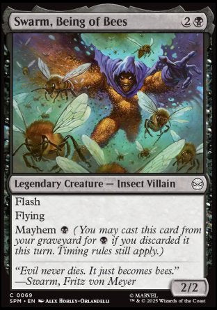 (069) Magic The Gathering Magic: The Gathering | Marvel's Spider-Man Single: Swarm, Being of Bees  Common