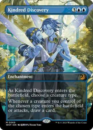 (069) Magic The Gathering Enchanting Tales Single: Kindred Discovery (V.2)  Mythic