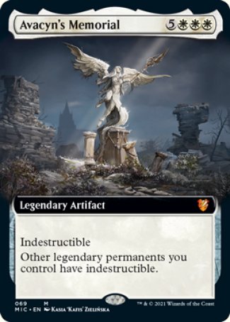 (069) Magic The Gathering Commander: Innistrad: Midnight Hunt Single: Avacyn's Memorial (V.2)  Mythic