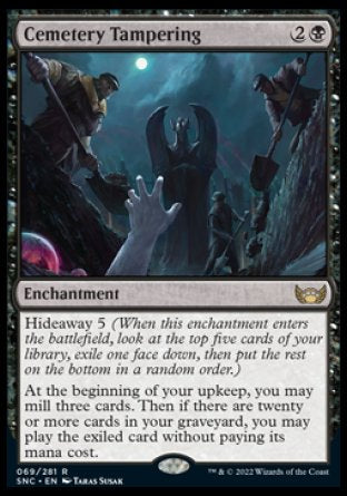 (069) Magic The Gathering Streets of New Capenna Single: Cemetery Tampering Holo Rare