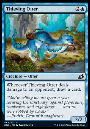 (069/274) Magic The Gathering Ikoria: Lair of Behemoths Single: Thieving Otter  Common