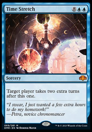 (069) Magic The Gathering Dominaria Remastered Single: Time Stretch Holo Mythic