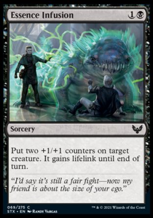 (069) Magic The Gathering Strixhaven: School of Mages Single: Essence Infusion Holo Common