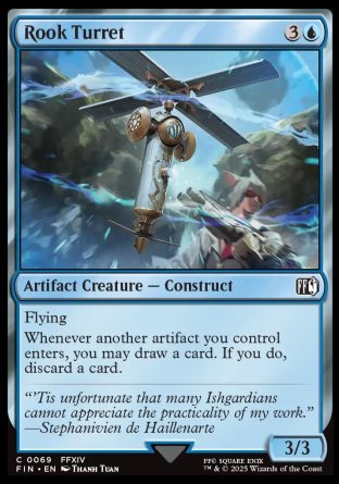 (069) Magic The Gathering Magic: The Gathering - FINAL FANTASY Single: Rook Turret  Common