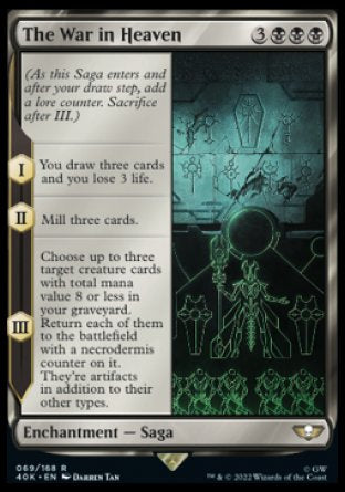 (069) Magic The Gathering Universes Beyond: Warhammer 40000 Single: The War in Heaven Holo Rare