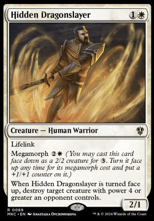 (069) Magic The Gathering Commander: Murders at Karlov Manor Single: Hidden Dragonslayer  Rare