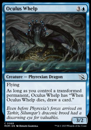 (069) Magic The Gathering March of the Machine Single: Oculus Whelp  Common