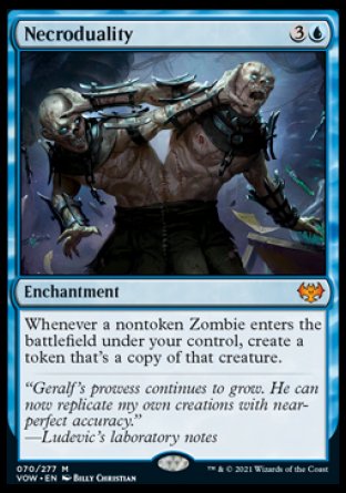 (070) Magic The Gathering Innistrad: Crimson Vow Single: Necroduality  Mythic