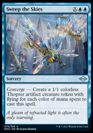 (070) Magic The Gathering Modern Horizons 2 Single: Sweep the Skies  Uncommon