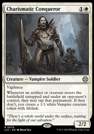 (070) Magic The Gathering Commander: The Lost Caverns of Ixalan Single: Charismatic Conqueror  Rare
