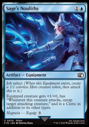(070) Magic The Gathering Magic: The Gathering - FINAL FANTASY Single: Sage's Nouliths  Common