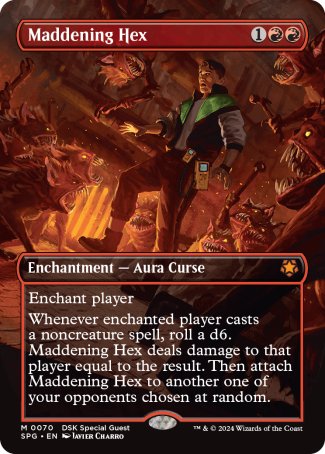 (070) Magic The Gathering Special Guests Single: Maddening Hex Holo Mythic