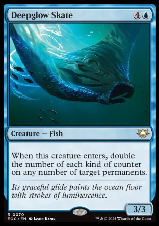 (070) Magic The Gathering Commander: Edge of Eternities Single: Deepglow Skate  Rare