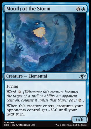 (070) Magic The Gathering Edge of Eternities Single: Mouth of the Storm  Uncommon