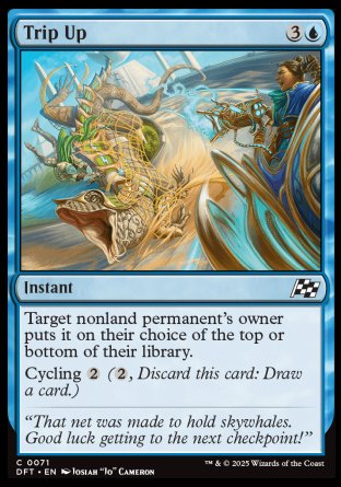 (071) Magic The Gathering Aetherdrift Single: Trip Up Holo Common