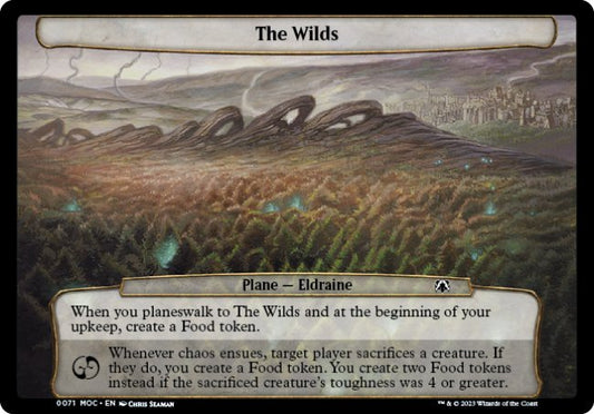 (071) Magic The Gathering Commander: March of the Machine Single: The Wilds  Common