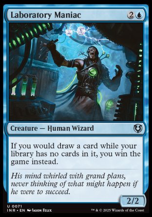 (071) Magic The Gathering Innistrad Remastered Single: Laboratory Maniac  Uncommon
