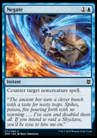 (071/280) Magic The Gathering Zendikar Rising Single: Negate  Common