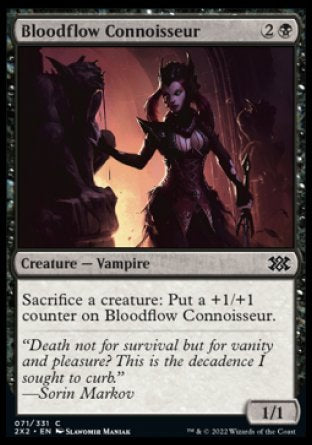 (071) Magic The Gathering Double Masters 2022 Single: Bloodflow Connoisseur  Common