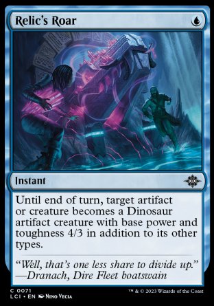 (071) Magic The Gathering The Lost Caverns of Ixalan Single: Relic's Roar  Common