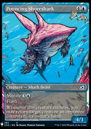 (185) Magic The Gathering The List Single: Pouncing Shoreshark  Uncommon