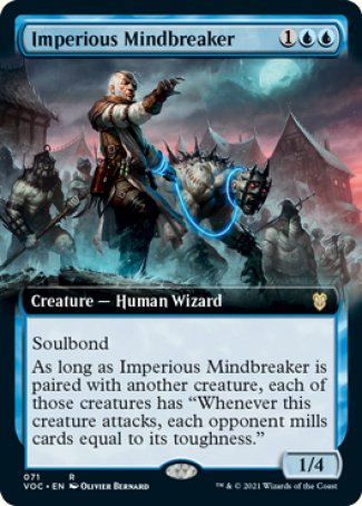 (071) Magic The Gathering Commander: Innistrad: Crimson Vow Single: Imperious Mindbreaker (V.2)  Rare