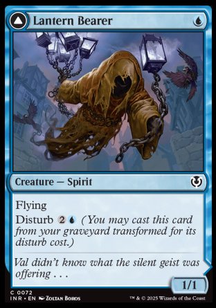 (072) Magic The Gathering Innistrad Remastered Single: Lantern Bearer // Lanterns' Lift Holo Common
