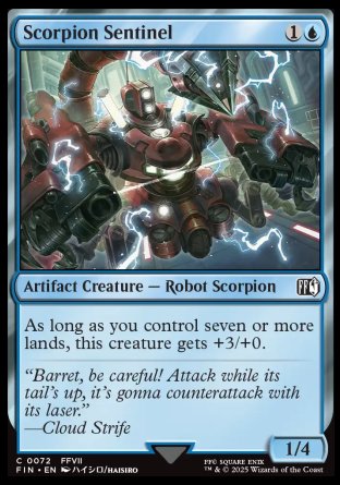 (072) Magic The Gathering Magic: The Gathering - FINAL FANTASY Single: Scorpion Sentinel Holo Common