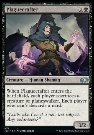 (072) Magic The Gathering Jumpstart 2022 Single: Plaguecrafter  Uncommon