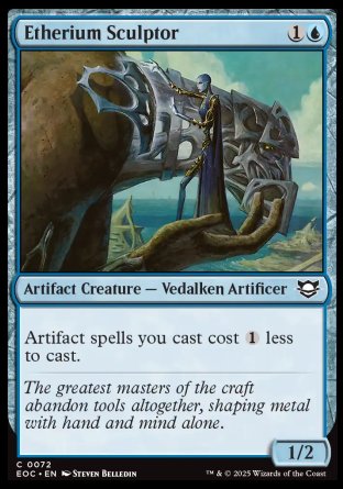 (072) Magic The Gathering Commander: Edge of Eternities Single: Etherium Sculptor  Common