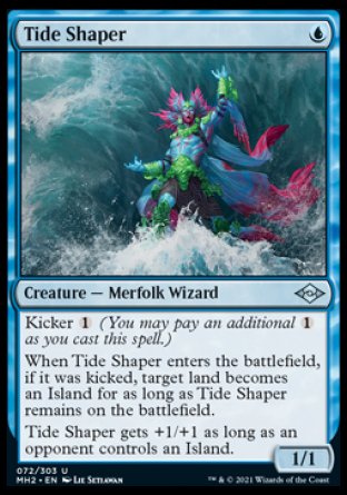 (072) Magic The Gathering Modern Horizons 2 Single: Tide Shaper  Uncommon