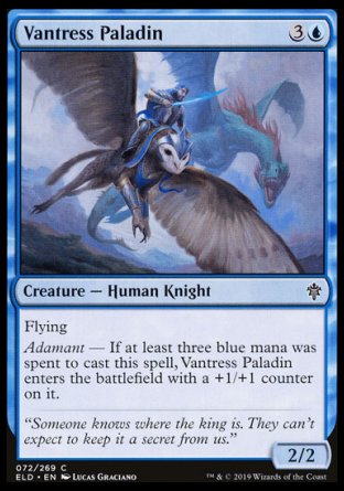 (072/269) Magic The Gathering Throne of Eldraine Single: Vantress Paladin  Common