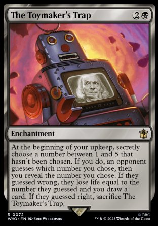 (072) Magic The Gathering Universes Beyond: Doctor Who Single: The Toymaker's Trap  Rare