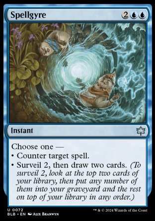 (072) Magic The Gathering Bloomburrow Single: Spellgyre  Uncommon