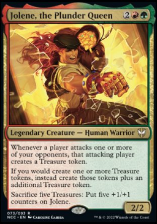 (073) Magic The Gathering Commander: Streets of New Capenna Single: Jolene, the Plunder Queen  Rare
