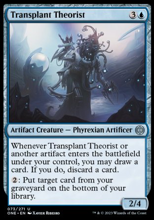 (073) Magic The Gathering Phyrexia: All Will Be One Single: Transplant Theorist Holo Uncommon