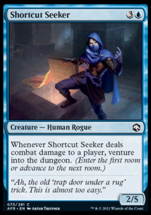 (073) Magic The Gathering Adventures in the Forgotten Realms Single: Shortcut Seeker Holo Common