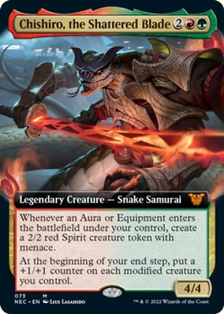 (073) Magic The Gathering Commander: Kamigawa: Neon Dynasty Single: Chishiro, the Shattered Blade (V.2)  Mythic