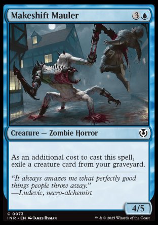 (073) Magic The Gathering Innistrad Remastered Single: Makeshift Mauler  Common
