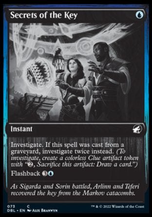 (073) Magic The Gathering Innistrad: Double Feature Single: Secrets of the Key  Common