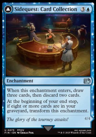 (073) Magic The Gathering Magic: The Gathering - FINAL FANTASY Single: Sidequest: Card Collection // Magicked Card Holo Uncommon