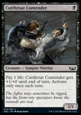 (073) Magic The Gathering Streets of New Capenna Single: Cutthroat Contender Holo Common